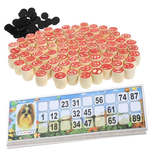 HEALSOPTHY Russisches Lotto Spielset aus Holz Bingo Familienspiel Robustes Zahlenlotto mit Großen Spielsteinen Vielseitiges Gesellschaftsspiel für Erwachsene und Fördert Denken und HEALSOPTHY Russisches Lotto Spielset aus Holz Bingo Familienspiel Robustes Zahlenlotto mit Großen Spielsteinen Vielseitiges Gesellschaftsspiel für Erwachsene und Fördert Denken und von HEALSOPTHY