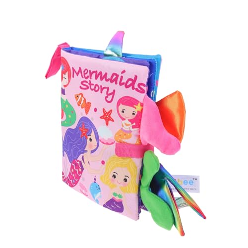 HEALSOPTHY Stoffbuch für Junge Mädchen mit Meerjungfrau Motiv Reißfestes Kognitives Lernspielzeug für Kleinkinder Pädagogisches Bilderbuch zur Frühen Entwicklung Sichere Stoffmaterialien für HEALSOPTHY Stoffbuch für Junge Mädchen mit Meerjungfrau Motiv Reißfestes Kognitives Lernspielzeug für Kleinkinder Pädagogisches Bilderbuch zur Frühen Entwicklung Sichere Stoffmaterialien für von HEALSOPTHY