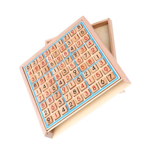 HEALSOPTHY Sudoku Spielbrett Felder Logikspiel für Pädagogisches Lernspielzeug mit Natürlichem Holzmaterial Fördert Denkfähigkeit und Zahlenverständnis für Vorschule und Grundschule HEALSOPTHY Sudoku Spielbrett Felder Logikspiel für Pädagogisches Lernspielzeug mit Natürlichem Holzmaterial Fördert Denkfähigkeit und Zahlenverständnis für Vorschule und Grundschule von HEALSOPTHY