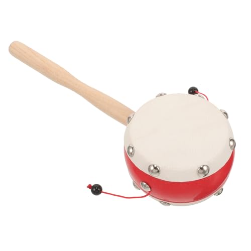HEALSOPTHY Traditionelle Holztrommel mit Echtem Lammfell Musikinstrument zum Schütteln für Neugeborene Kleinkinder Handliches Sicheres Leichtes Percussion für Musikalische Früherziehung HEALSOPTHY Traditionelle Holztrommel mit Echtem Lammfell Musikinstrument zum Schütteln für Neugeborene Kleinkinder Handliches Sicheres Leichtes Percussion für Musikalische Früherziehung von HEALSOPTHY