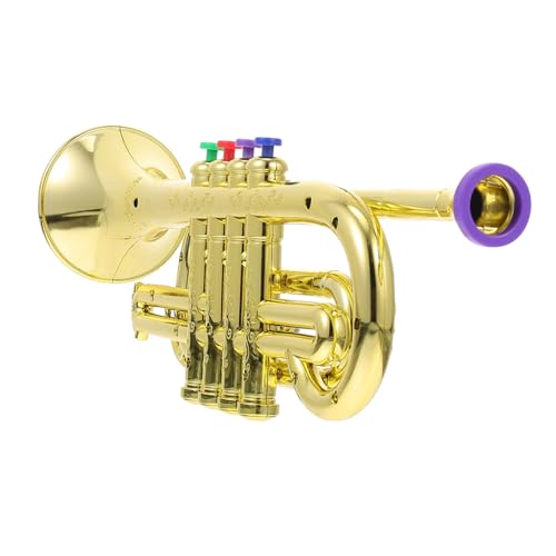 HEALSOPTHY Trompete aus Hochwertigem Kunststoff Realistische Nachbildung Sicher und Langlebig für Party Spiel und Musikalische von Jungen und Mädchen HEALSOPTHY Trompete aus Hochwertigem Kunststoff Realistische Nachbildung Sicher und Langlebig für Party Spiel und Musikalische von Jungen und Mädchen von HEALSOPTHY