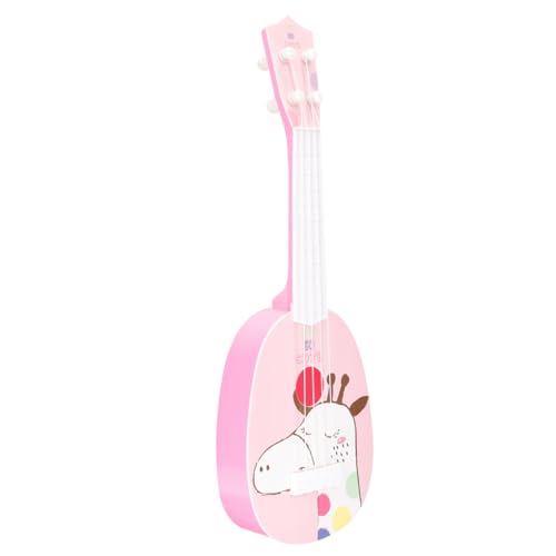 HEALSOPTHY Ukulele aus Robustem Abs Pädagogisches Saiteninstrument für Anfänger Mini Musikinstrument in Giraffen Design Lernspielzeug und für Mädchen und Jungen HEALSOPTHY Ukulele aus Robustem Abs Pädagogisches Saiteninstrument für Anfänger Mini Musikinstrument in Giraffen Design Lernspielzeug und für Mädchen und Jungen von HEALSOPTHY