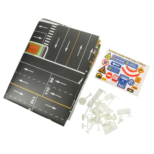 HEALSOPTHY Verkehrszeichen Spielset Teilig mit Großer Straßen spielmatte Bunte Verkehrssignalspielzeuge zur Verkehrserziehung Fördert Fantasie und Sicheres Lernen im Spiel HEALSOPTHY Verkehrszeichen Spielset Teilig mit Großer Straßen spielmatte Bunte Verkehrssignalspielzeuge zur Verkehrserziehung Fördert Fantasie und Sicheres Lernen im Spiel von HEALSOPTHY