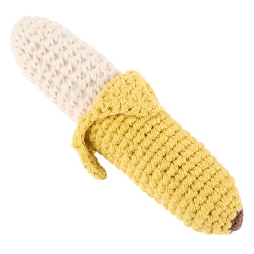HEALSOPTHY Weicher Häkel Bananen Rassel Babyspielzeug aus Baumwolle Sicheres und Beißspielzeug für Neugeborene Sanfte Handglocke für Junge Mädchen zum Beruhigen und Beschäftigen Zahnung HEALSOPTHY Weicher Häkel Bananen Rassel Babyspielzeug aus Baumwolle Sicheres und Beißspielzeug für Neugeborene Sanfte Handglocke für Junge Mädchen zum Beruhigen und Beschäftigen Zahnung von HEALSOPTHY