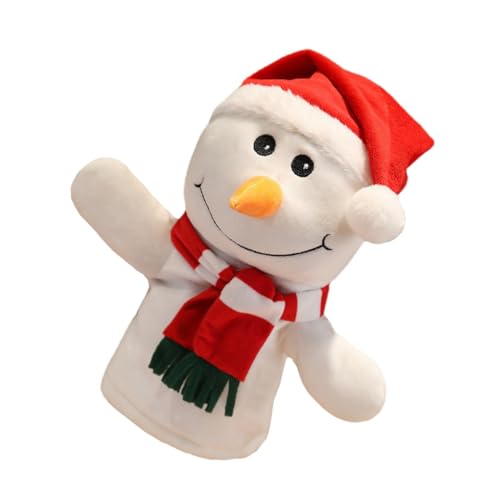 HEALSOPTHY Weihnachtliche Fingerpuppe Schneemann aus Baumwolle Niedliches für Interaktives Rollenspiel Plüsch Handpuppe für Geschichten Kindergarten und Familienfeiern HEALSOPTHY Weihnachtliche Fingerpuppe Schneemann aus Baumwolle Niedliches für Interaktives Rollenspiel Plüsch Handpuppe für Geschichten Kindergarten und Familienfeiern von HEALSOPTHY
