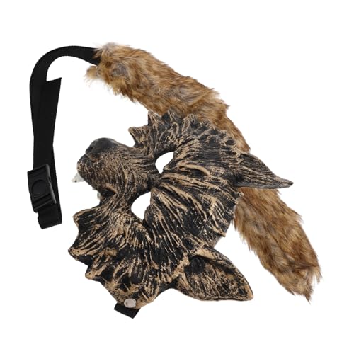 HEALSOPTHY Wolf Kostüm Set Teilig mit Goldener Cosplay Wolf Maske Handschuhen und Halloween Tierkostüm Zubehör für Themenpartys Karneval und Maskerade HEALSOPTHY Wolf Kostüm Set Teilig mit Goldener Cosplay Wolf Maske Handschuhen und Halloween Tierkostüm Zubehör für Themenpartys Karneval und Maskerade von HEALSOPTHY