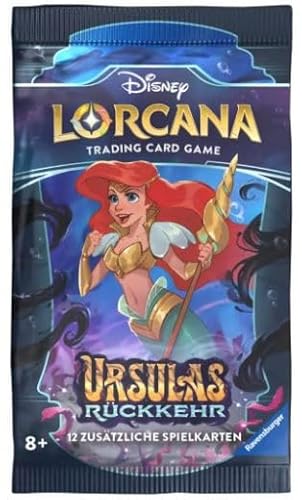 1x Disney Lorcana Kapitel 4: URSULAS RÜCKKEHR BOOSTER - 1 Booster a 12 Karten - DEUTSCH + Heartforcards® Versandschutz von HEART FOR CARDS