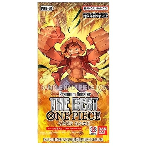 1x One Piece - The Best Premium Booster - PRB01 - JAPANISCH - 1 Booster mit a 6 Karten + Heartforcards® Versandschutz von HEART FOR CARDS