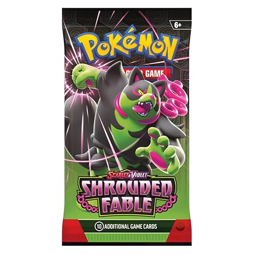 1x Shrouded Fable Booster Pokemon - mit 10 Karten - ENGLISCH + Heartforcards® Versandschutz von HEART FOR CARDS