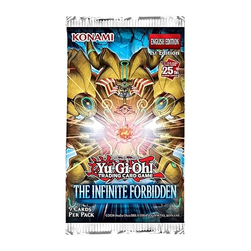 1x Yu-Gi-Oh! - The Infinite Forbidden Booster - mit 9 brandneuen Karten pro Booster - ENGLISCH + Heartforcards® Versandschutz von HEART FOR CARDS