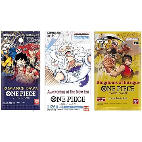 3X ONE PIECE Mystery Booster Set - Englisch + Heartforcards® Versandschutz von HEART FOR CARDS