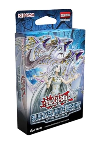 Blue-Eyes White Destiny Structure Deck| Englisch | 50-Karten-Deck mit Ultra Rares & exklusiven Secret Rares + Heartforcards® Versandschutz von HEART FOR CARDS