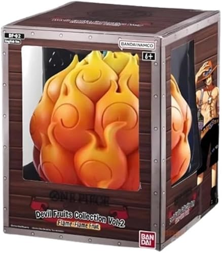 Devil Fruits Collection Vol.2 Flame-Flame Fruits DF-02 EN | One Piece Card Game | 3 Booster + Promokarte + Zubehör | Mit Heartforcards® Versandschutz von HEART FOR CARDS