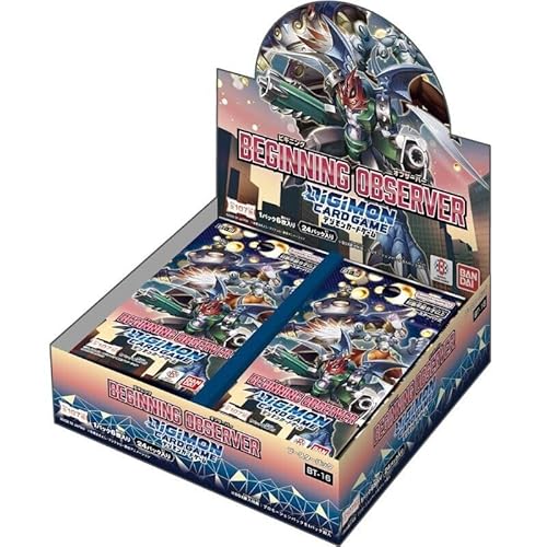 Digimon Card Game BT16 - Beginning Observer - Booster Display mit 24 Boostern a 12 Karten - ENGLISCH + Heartforcards® Versandschutz von HEART FOR CARDS