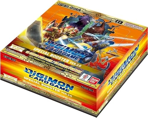 Digimon Display Special Booster Version 2.0 BT18-19 | 24 Booster Packs + Heartforcards® Versandschutz von HEART FOR CARDS