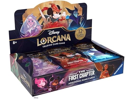 LORCANA Booster Box 24 Display - The First Chapter - Englisch + Heartforcards® Versandschutz von HEART FOR CARDS