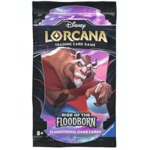 Disney Lorcana: Rise of The Floodborn - 1 Booster Pack - ENGLISCH Aufstieg der Flutgestalten+ Heartforcards® Versandschutz von HEART FOR CARDS