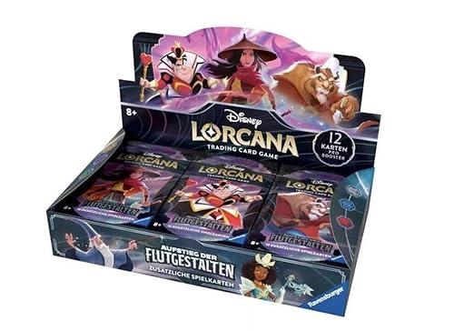 Disney Lorcana: Aufstieg der Flutgestalten - Display mit 24 Booster Packs - DEUTSCH + Heartforcards® Versandschutz von HEART FOR CARDS