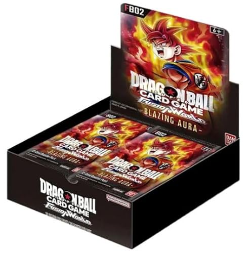 Dragon Ball SUPER Card Game - Fusion World: Blazing Aura - Display - [ FB-02 ] - ENGLISCH + Heartforcards® Versandschutz von HEART FOR CARDS