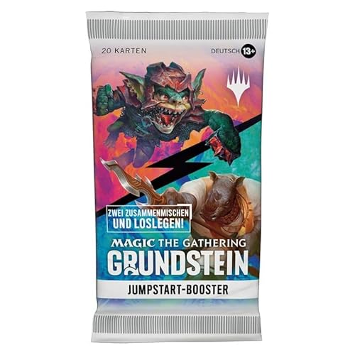 Grundstein Jumpstart Booster DEUTSCH – Magic: The Gathering | 20 Karten + Heartforcards® Versandschutz von HEART FOR CARDS