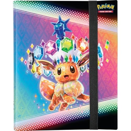 HEART FOR CARDS Prismatische Entwicklungen Ordner Pokémon | Prismatic Evolutions Sammelordner für bis zu 378 Karten | Mit Heartforcards® Versandschutz von HEART FOR CARDS