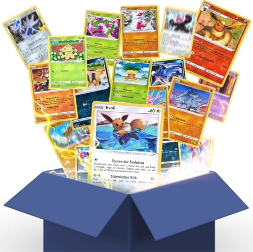 Heartforcards® - 20 verschiedene Original Pokémon Karten | Deutsch | 2 Holografische Karten | Sammelkarten aus aktuellen Sets mit Versandschutz (20 Karten) von HEART FOR CARDS