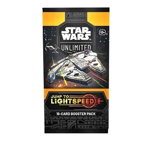 Jump to Lightspeed Star Wars: Unlimited | 1x Boosterpack (Englisch) | 16 Karten | Mit Heartforcards® Versandschutz von HEART FOR CARDS