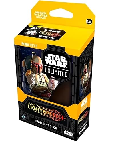 Jump to Lightspeed Star Wars: Unlimited | Han Solo Spotlight Deck (Englisch) | 50 Karten + 5 Special-Rarity Karten | Mit Heartforcards® Versandschutz von HEART FOR CARDS