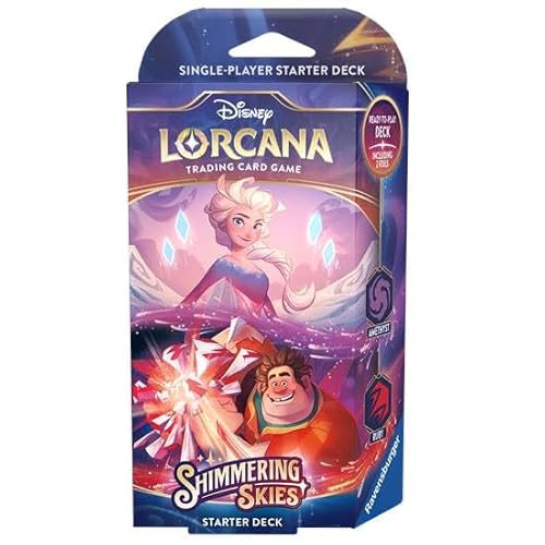 Lorcana Starter Deck Chapter 5: Shimmering Skies : Amethyst & Ruby - ENGLISCH + Heartforcards® Versandschutz von HEART FOR CARDS