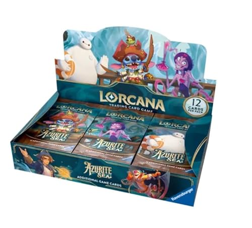 Lorcana TCG: Azurite Sea - Booster Display (Chapter 6) + Heartforcards® Versandschutz von HEART FOR CARDS