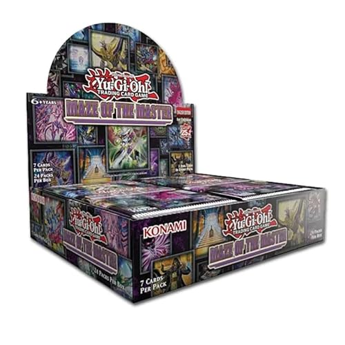 Maze of The Master Display | 24 Booster Packs | Englische Version | Yu-Gi-Oh! TCG | + Heartforcards® Versandschutz von HEART FOR CARDS