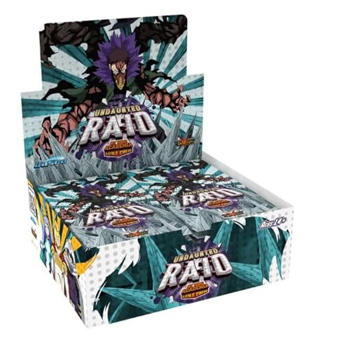 My Hero Academia Collectible Card Game Series 5: Undaunted Raid Booster Display - (24 Boosters) - Englisch + HeartForCards Versandschutz von HEART FOR CARDS