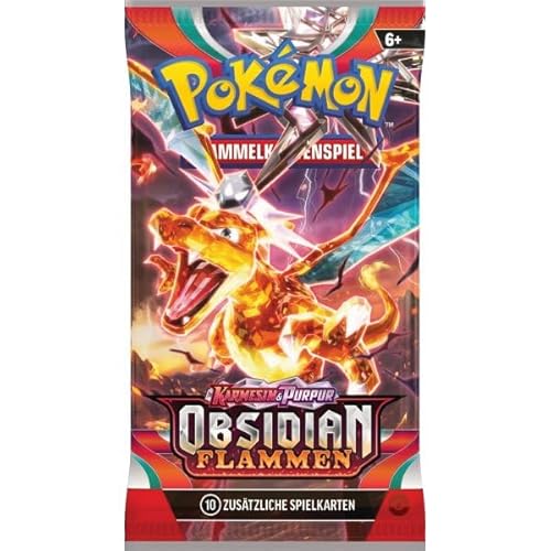 Obsidian Flammen - Booster - DEUTSCH + HeartForCards Versandschutz (1 Booster) von HEART FOR CARDS