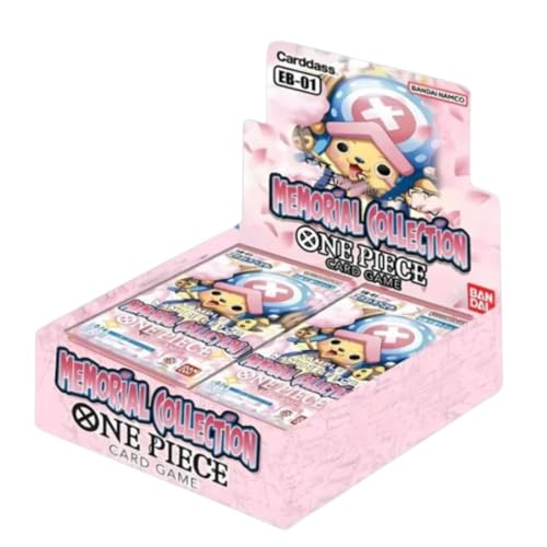 One Piece Card Game - EB-01 Memorial Collection Display - mit 24 Boostern a 12 Karten pro Pack - ENGLISCH + Heartforcards® von HEART FOR CARDS