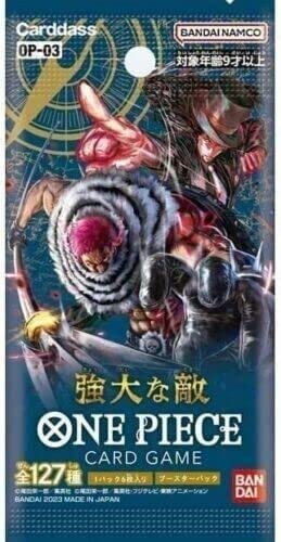 One Piece OP-03 Pillars of Strength/Mighty Enemy - Booster - Japanisch + Heartforcards® Versandschutz (3 Booster) von HEART FOR CARDS