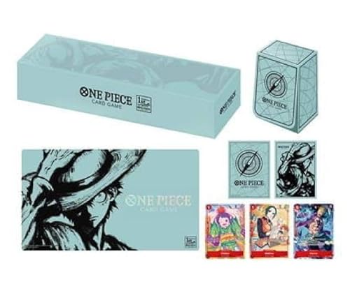 One Piece TCG - Japanese 1st Anniversary Set - Englisch + Heartforcards® Versandschutz von HEART FOR CARDS