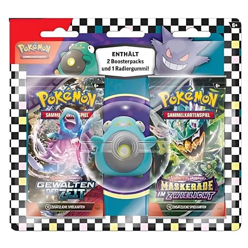 POKÉMON Back to School 2024 ERASOR Blister - mit WAMPITZ Radiergummi und 2 Boostern - DEUTSCH + Heartforcards® Versandschutz (Wampitz) von HEART FOR CARDS