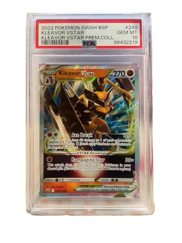 PSA 10 - GEM Mint - KLEAVOR SVP EN 249 Promo - Perfekt PSA gegradete Kleavor Karte - optimal für Sammler und als besonderes Geschenk + Heartforcards® Versandschutz von HEART FOR CARDS