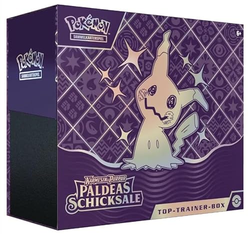 Paldeas Schicksale - Top Trainer Box mit 9 brandneuen Boostern und vielem mehr - DEUTSCH + Heartforcards® Versandschutz von HEART FOR CARDS