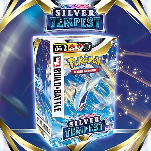 Pokeman Sword and Shield - Silver Tempest - Booster Build & Battle Box + HeartForCards® Versandschutz von HEART FOR CARDS