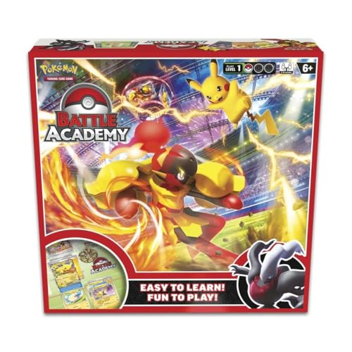 Pokémon Battle Academy 2024-3 komplette Decks mit jeweils 60 Karten und vieles mehr - der perfekte Spielstart - ENGLISCH + Heartforcards® Versandschutz von HEART FOR CARDS