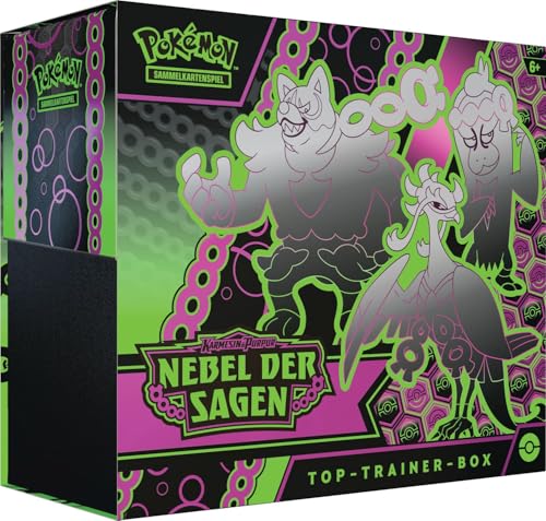 Pokemon Karmesin & Purpur: Nebel der Sagen - SV6.5 - Elite Trainer Box - mit 9 Boosterpacks, 1 Full-Art Karte und vielem mehr - DEUTSCH + Heartforcards® Versandschutz von HEART FOR CARDS