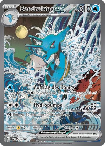 Pokémon Nebel der Sagen Spezial-Kollektion | Seedraking ex Promo SVP131 | Deutsch + Heartforcards® Versandschutz von HEART FOR CARDS