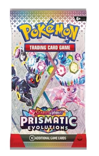 Prismatic Evolutions 1x Booster ENGLISCH | Evoli-Entwicklungen Special | 10 Karten inkl. 1 Code-Karte | Heartforcards® Versandschutz von HEART FOR CARDS