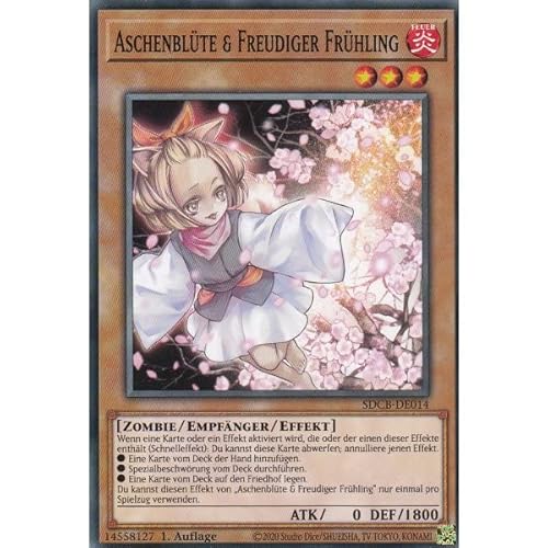 SDCB-DE014 - Aschenblüte & Freudiger Frühling - Deutsch - Structure Deck: Legend of The Crystal Beasts + Heartforcards ® Toploader von HEART FOR CARDS