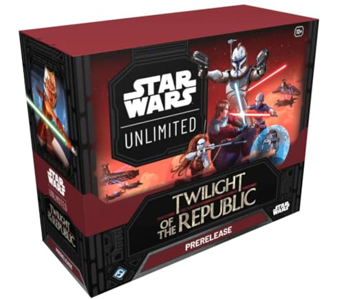 Star Wars Unlimited: Twilight of The Republic Pre-Release Box ENGLISCH | 6 Booster Packs + Heartforcards® Versandschutz von HEART FOR CARDS