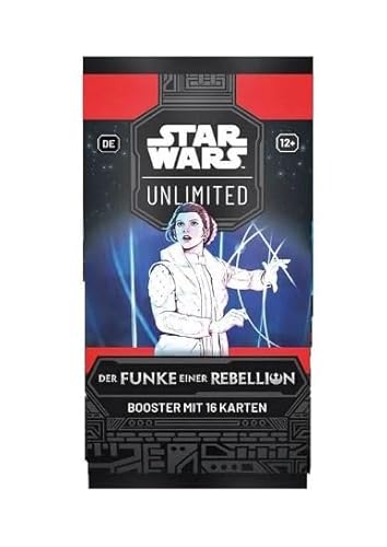 Star Wars: Unlimited - Der Funke der Rebellion - Booster mit 16 Karten - DEUTSCH + Heartforcards® Versandschutz von HEART FOR CARDS