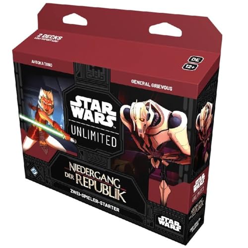 Star Wars: Unlimited Niedergang der Republik | Zwei Spieler Starter Deck DEUTSCH + Heartforcards® Versandschutz von HEART FOR CARDS