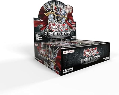 Supreme Darkness Booster Display DEUTSCH | 1st Edition | 24 Booster Packs mit 9 Karten pro Pack + Heartforcards® Versandschutz von HEART FOR CARDS