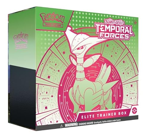 Temporal Forces - Top Trainer Box Iron Leaves - ENGLISCH - mit 9 Boostern und vielem mehr + Heartforcards® Versandschutz (Iron Leaves) von HEART FOR CARDS